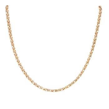 9ct Yellow Gold Byzantine Chain 18"
