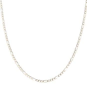 9ct Yellow Gold Figaro Chain 18"