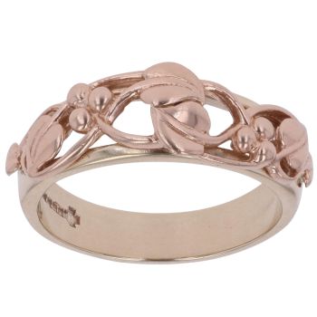 9ct Yellow and Rose Gold Vine Of Life Clogau Ring
