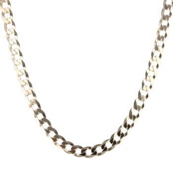 9ct Yellow Gold Curb Chain 22"