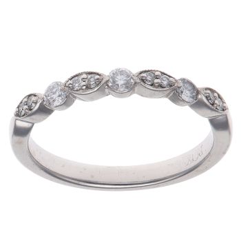 Platinum 0.25ct Brilliant Cut Diamond Fancy Ring