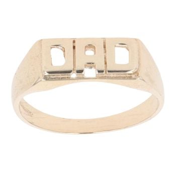 9ct Yellow Gold Dad Ring