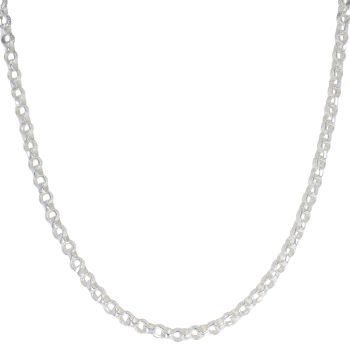 Silver Belcher Chain 24"