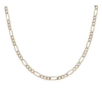 9ct Yellow Gold Figaro Chain 18"