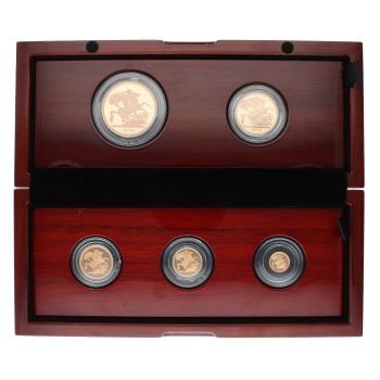 2019 Elizabeth II Sovereign Set Of Five Coins