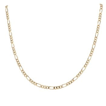 18ct Yellow Gold Figaro Chain 18"