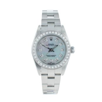 Rolex Custom Oyster Perpetual Pre Owned Watch Ref 76080