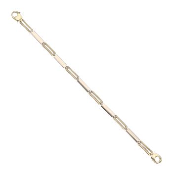9ct Yellow Gold Fancy Bracelet 7.5"
