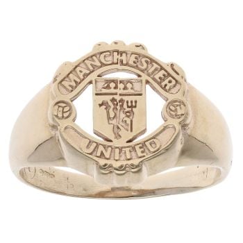 9ct Yellow Gold Manchester United Football Club Signet Ring