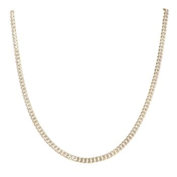 9ct Yellow Gold Curb Chain 18"