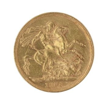 1899 Victoria Full Sovereign Coin
