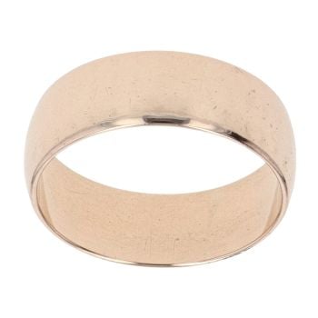 9ct Yellow Gold Wedding Band 6.3mm