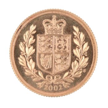 2002 Elizabeth II Full Sovereign Coin