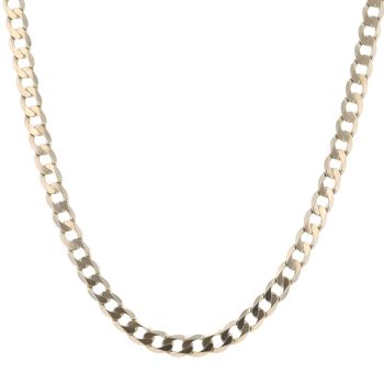 9ct Yellow Gold Curb Chain 20"