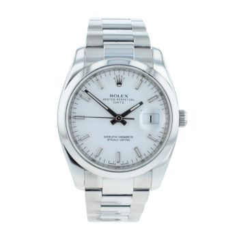 Rolex Oyster Perpetual Date Pre Owned Watch Ref 115200