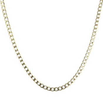 9ct Yellow Gold Curb Chain 24"