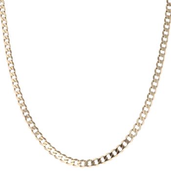 9ct Yellow Gold Curb Chain 26"