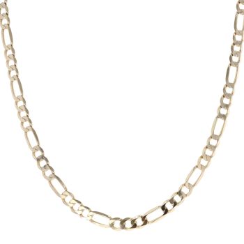 9ct Yellow Gold Figaro Chain 22"
