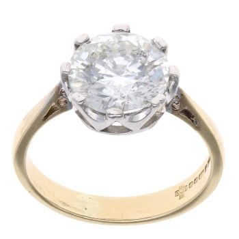18ct Yellow Gold 2.15ct Diamond Solitaire Ring