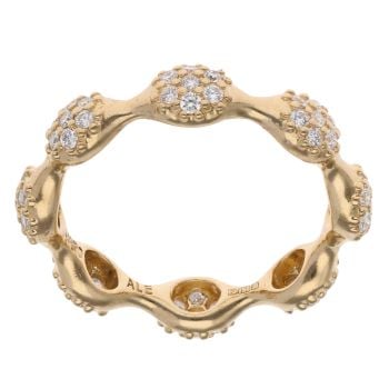 Pandora 18ct Yellow Gold 0.50ct Brilliant Cut Diamond Cluster Ring