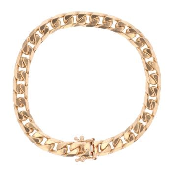 9ct Yellow Gold Curb Bracelet 7.5"