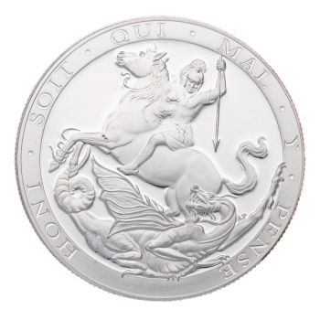 2019 Elizabeth II George & The Dragon 5 Pound Coin
