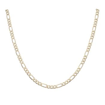 9ct Yellow Gold Figaro Chain 18"