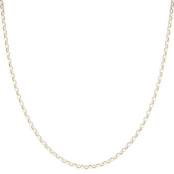 9ct Yellow Gold Belcher Chain 18"
