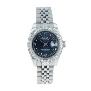 Rolex Custom Datejust Pre Owned Watch Ref 179160