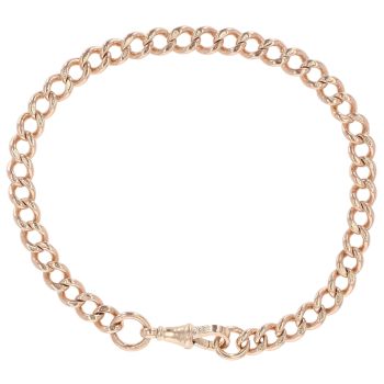 9ct Yellow Gold Curb Bracelet 8.5"