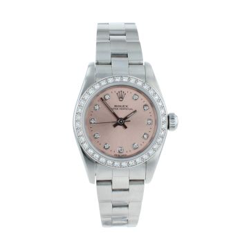 Rolex Custom Oyster Perpetual Pre Owned Watch Ref 76080