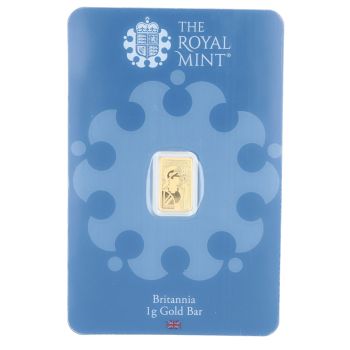 1g The Royal Mint Sealed Britannia Ingot