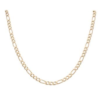 9ct Yellow Gold Figaro Chain 20"