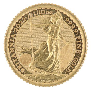 2022 1/10oz Elizabeth II UK Britannia Coin
