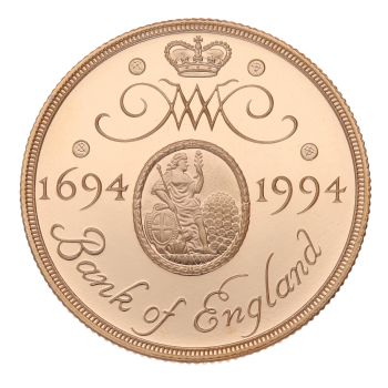 1994 Elizabeth II Third Portrait UK Double Sovereign Coin Boxed with Info