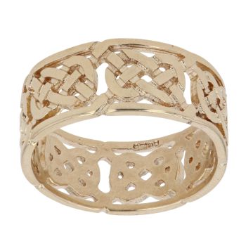 9ct Yellow Gold Celtic Band Ring
