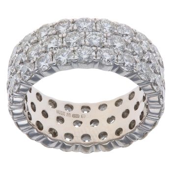 18ct White Gold 6.00ct Brilliant Cut Diamond Fancy Ring