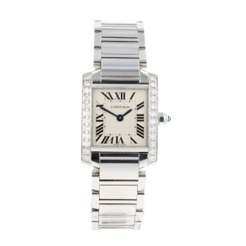 Cartier Custom Tank Francaise Pre Owned Watch Ref 2384