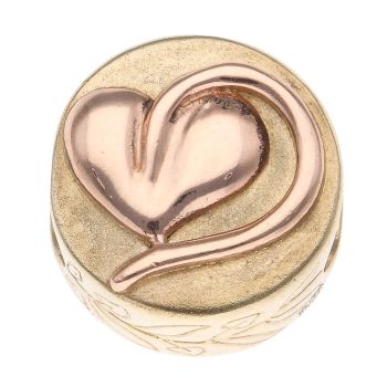9ct Yellow and Rose Gold Vine Of Life Charm