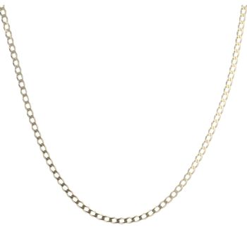 9ct Yellow Gold Curb Chain 18"