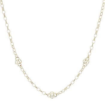 9ct Yellow Gold Fancy Belcher Chain 18"
