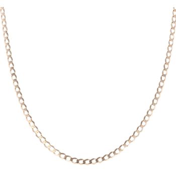 9ct Yellow Gold Curb Chain 18"