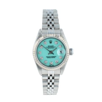 Rolex Custom Datejust Pre Owned Watch Ref 79174