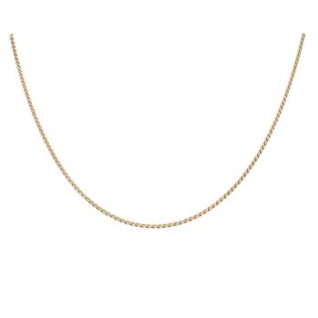 18ct Yellow Gold Fancy Chain 18"