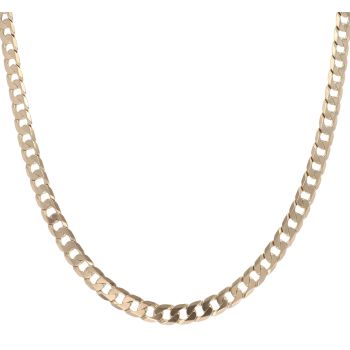 9ct Yellow Gold Curb Chain 20"