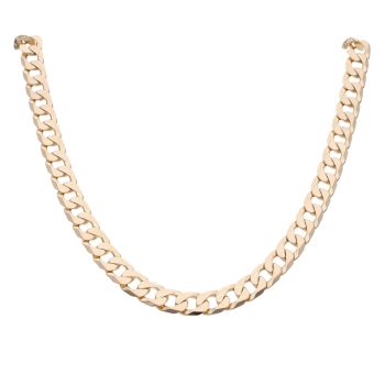 9ct Yellow Gold Curb Chain 20"
