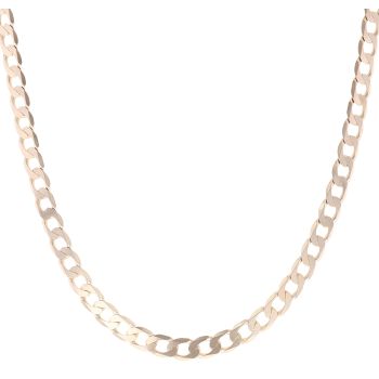 9ct Yellow Gold Curb Chain 20"