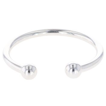 Silver Child's Torque Bangle By Icesia