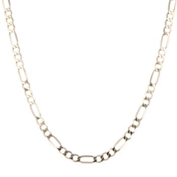 9ct Yellow Gold Figaro Chain 18"