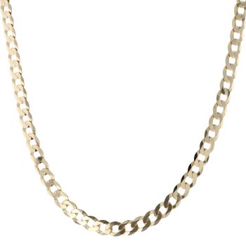 9ct Yellow Gold Curb Chain 20"